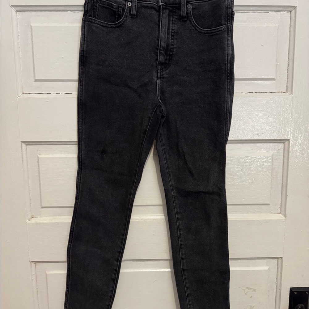 Madewell Women's Dark Gray Skinny Jeans